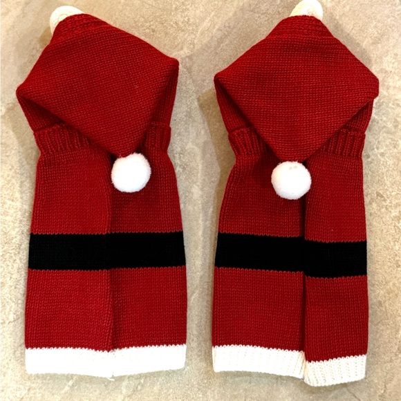 Pottery Barn Santa's Jacket Knit Wine Bag - Picture 11 of 11